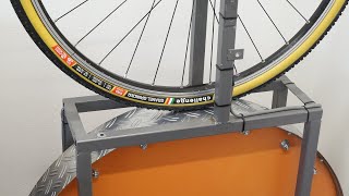 Challenge Gravel Grinder Pro Rolling Resistance Test spin up video [upl. by Licec]