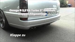 Omega 32 V6 Turbo  Omega V6 Sound Opel V6 Sound [upl. by Anirahc]