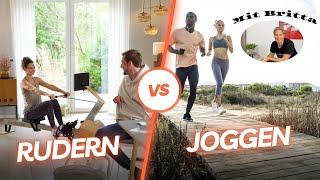 Der Vergleich mit Britta  Joggen oder Rudern 🏃‍♀️🚣🏻‍♀️ [upl. by Leonerd]