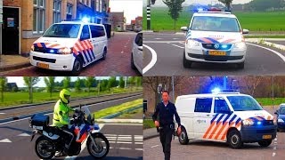 COMPILATIE 35X PRIO 1 POLITIE SPOEDRITTEN IN WATERLAND amp AMSTERDAM [upl. by Ahsinan]