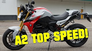 2020 BMW F900R A2 35kW TOP SPEED  GPS [upl. by Eisseb]