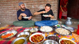 Unseen VILLAGE FOOD in Bangladesh HUGE LUNCH  Kulfi Malai in Rural Bangladesh [upl. by Torto]