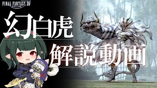 【 FF14  幻解説 】マクロ有 幻白虎予習動画 The Jade Stoa Unreal Guide【 ぬけまる 】 [upl. by Lezlie651]