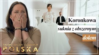 IDEALNA DO TAŃCA Niesamowita suknia z rozbudowanym dołem 😍  Salon sukien ślubnych Polska [upl. by Noicnecsa223]