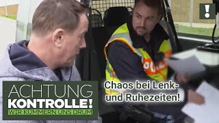 🚚 Alle Lenk und Ruhezeiten richtig erfasst 🚚 3 LKWKontrollen  Achtung Kontrolle [upl. by Adev314]