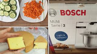 Bosch MUM Serie 2 Stand mixer quick test  Bosch mum 2 Küchenmaschine [upl. by Ailiec]