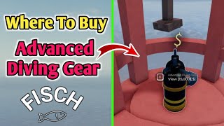 Where To Buy Advanced Diving Gear In Fisch  Roblox [upl. by Ahsayn]