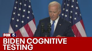 Biden says he doesnt need cognitive testing  FOX 5 News [upl. by Jala]