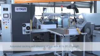 Stahlfolder KH 82P with Recmi HP600F log stacker [upl. by Bigod]