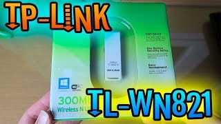 tplink tlwn821n 300mbps wireless n usb adapter setup 2019 [upl. by Gerrilee]