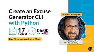 Create an Excuse Generator CLI with Python 4Geeks Academy USA [upl. by Law]