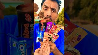 Oreo Dhoni biscuit 🤣aur Kitkat chocolate 🍫parlegtigerglucosemunch5050baroneappyshortsfeed [upl. by Nommad54]