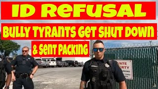 🔵🔴ID Refusal Bully tyrants get shut down and sent packing 1st amendment audit fail🔴🔵 [upl. by Kawasaki]