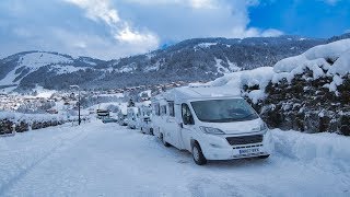 Motorhome Skiing in Chatel France [upl. by Arannahs]