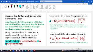 Lec17 Chp9 Stat213 F24 Point Estimate Confidence Interval for Population Proportion and Mean [upl. by Maddie71]