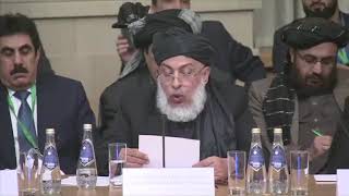 Taliban Member Sher Mohammad Abbas Stanekzais Speech At Moscow Talks [upl. by Shaina499]