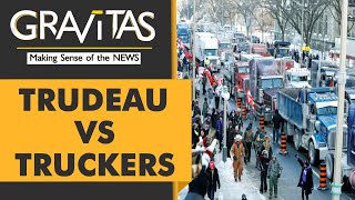 Gravitas Truckers protest turns into AntiTrudeau movement [upl. by Nolak]