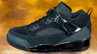 Jordan Spizike Low Black Cat Shoes [upl. by Sucerdor]