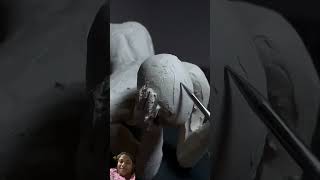 sculpture clay plasticart 3dprinting plasticinecrafts art sculptured figure modernscu [upl. by Sahc]