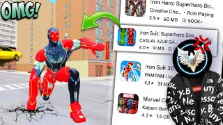 Playing Best IRON MAN Games in Mobile 🤯 [upl. by Ahsuas]