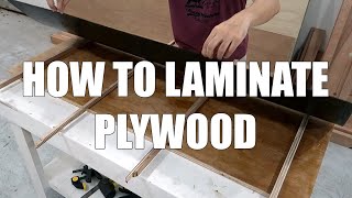 How To Laminate Plywood  Beginners Guide [upl. by Teriann652]