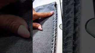 Easy Hemming Hack For PERFECT Jeans [upl. by Tonia988]