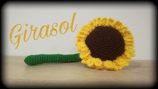 🌻 Girasol 🌻  Crochet o ganchillo [upl. by Aihsemaj670]