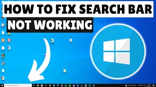 Fix Windows 10 Search Bar Not Working  Cant Type In Windows 10 Search Bar 2024 [upl. by Iden953]