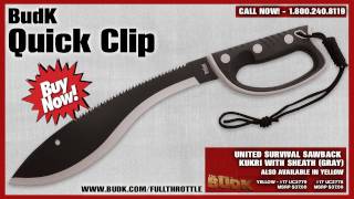 United® Survival Sawback Kukri With Sheath [upl. by Eivol709]