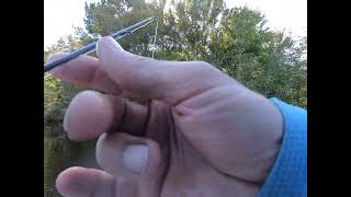 Great Creek Lake bass fishing 101224 [upl. by Adnac]