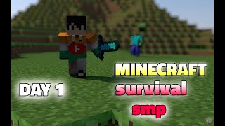 DAY 1 SURVIVAL SMP LIVE  MINECRAFT SURVIVAL SMP [upl. by Carder911]