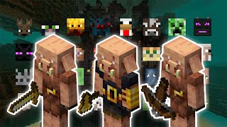 LIVING PIGLINS VS 3 OF EVERY MOB  MINECRAFT [upl. by Nutsud11]