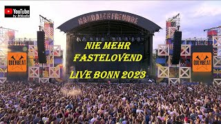 Querbeat  Nie Mehr Fastelovend Live Bonn 2023 [upl. by Alexander]