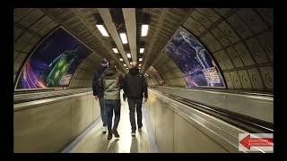 Underground station Waterloo Connection with Bakerloo [upl. by Darren]