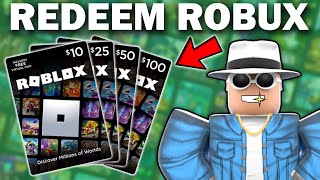 How to Redeem Robux Gift Card Code on Roblox EASY GUIDE [upl. by Yasui]