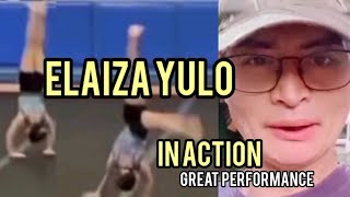 ELAIZA YULO IN ACTIONREACTION VIDEO [upl. by Karl402]