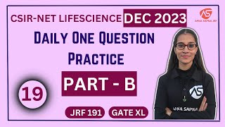 Part  B PYQs Practice  CSIRNET DEC 2023 apnasapnajrf [upl. by Colson]