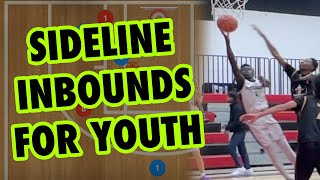 Top 5 Sideline Inbounds Plays For Youth [upl. by Haraj334]