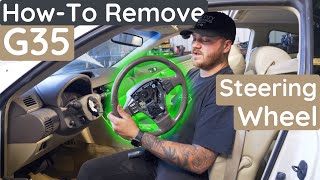 How to Replace a Infiniti G35 Steering Wheel [upl. by Niowtna]