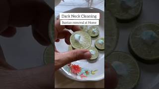 ✅️Neck Cleaning Tips amp Trick  Get Fair Neck In 5min  Neck Darkness Removal Packbeautytips shorts [upl. by Alyose93]