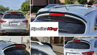 Spoiler Install  INFINITI FX37 FX50 QX70 [upl. by Jacob447]