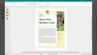 Creating Bookmarks in Microsoft Publisher [upl. by Korrie425]