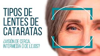 TIPOS DE LENTES DE CATARATAS operaciondecataratas [upl. by Dlonra]