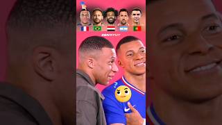 Footballers React to Their Statues🤩 ronaldo messi mbappe neymar salah [upl. by Milone969]