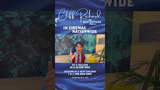 Cliff Richard The Blue Sapphire Tour 2023  Cinema Announcement Video CliffRichardCinemas [upl. by Amanda655]