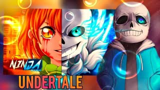 The boys react  Minha Determinação  Sans e Chara Undertale  Ninja Feat Anny gacha [upl. by Lema]