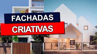 Inspirações de FACHADAS DE CASAS CRIATIVAS [upl. by Imugem663]