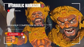 Hydraulic Narkasur 👹💀👺 Narkasur competition in goa 👹Narkasur in goa narkasurdiwali festival [upl. by Philoo258]