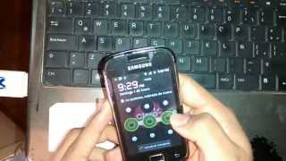 Desbloquear Samsung Galaxy mini2 GTS6500l por patron [upl. by Ahseyt]