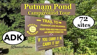 Putnam pond Campground site tour NYSDEC 72 sites LOOK BEFORE YOU BOOK Good⭐️ Better⭐️⭐️ Best⭐️⭐️⭐️ [upl. by Tonye]